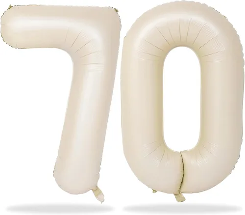 Vista 90 de Globos negros del número 10 para decoraciones de cumpleaños número 10, globos de helio de mylar de lámina de 40 pulgadas negros del número 1 & 0