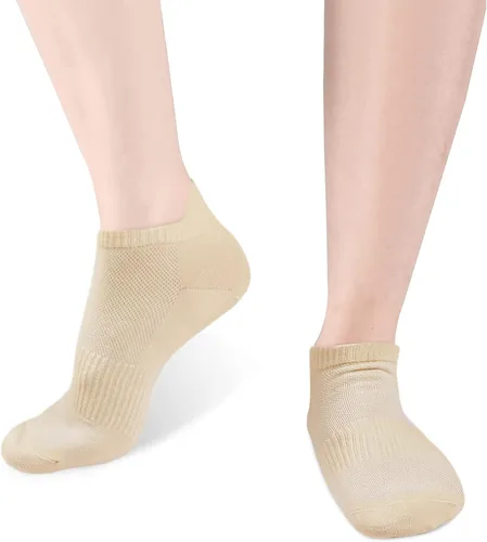 Vista 5 de Cozi Foot Calcetines tobilleros para mujer 10 pares de tela suave de algodón