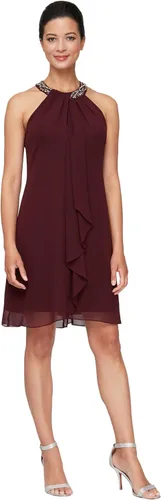 Vista 6 de S.L. Fashions Vestido tubo halter joya para mujer (Petite y Regular)