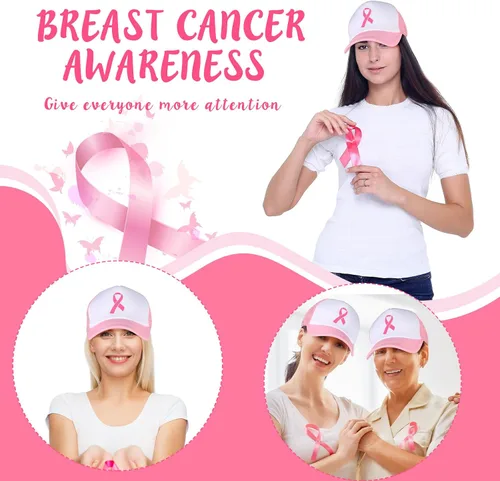Vista 5 de Jeyiour 12 gorras de béisbol con cinta rosa para mujer, malla de algodón ajustable, para mujer, para mujer y niña, 12 unidades, Rosado
