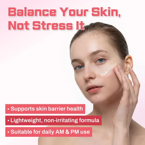 Vista 6 de Bakuchiol Retinol Alternativa Anti-Envejecimiento Hidratante para Piel Madura y Sensible con Péptidos y Ceramidas, Anti-Arrugas y Reparación
