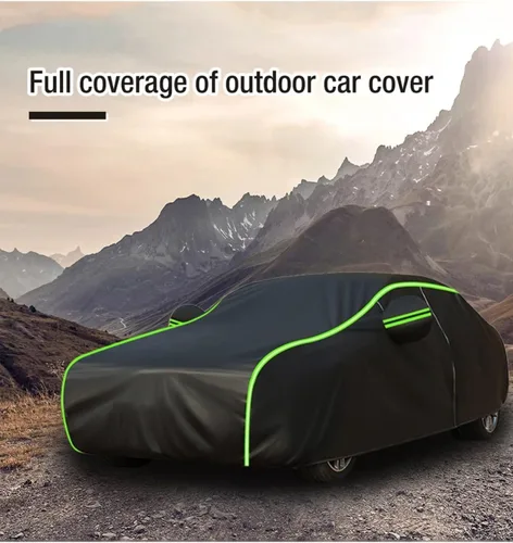 Vista 7 de Funda para automóvil compatible con Audi Q2/Q3/Q4/Q5/Q6/Q7/Q8, funda impermeable para todo tipo de clima, cubierta exterior completa impermeable