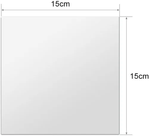 Vista 2 de 9 piezas de hojas de espejo flexibles sin vidrio, espejo autoadhesivo, azulejos de espejo, calcomanías de pared, decoración de bricolaje