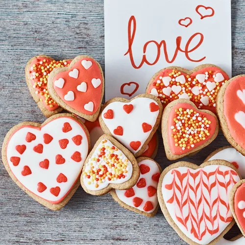 Vista 7 de Juego de 5 cortadores de galletas con forma de corazón para el día de San Valentín, moldes de acero inoxidable para aniversario, novia, compromiso