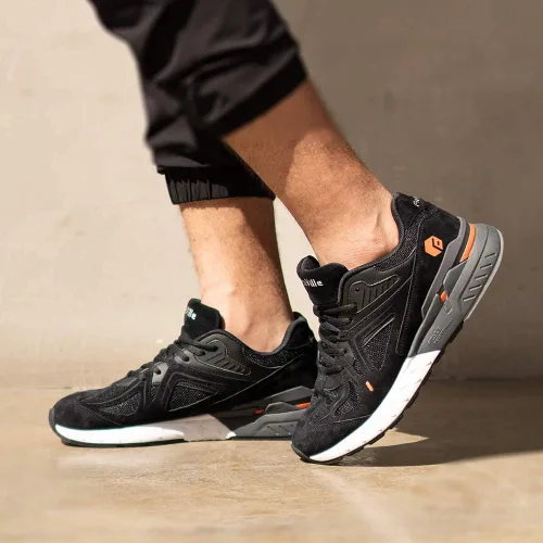 Vista 7 de FitVille - Zapatos de caminar extra anchos para hombre, zapatos deportivos anchos para pies planos, ajuste de arco, alivio del dolor en el talón