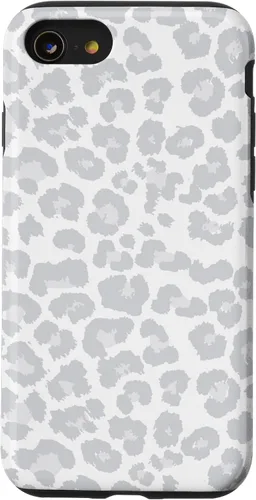 Vista 18 de Blanco Gris Guepardo Estampado De Leopardo Animal Skin Lindo Moda Caso Para iPhone 17