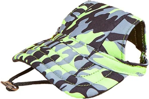 Vista 20 de Sombrero deportivo para perros, sombrero de lona para mascotas, sombrero de tela Oxford de béisbol deportivo con agujeros para las orejas