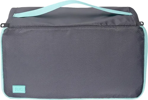 Vista 5 de BUILT Shoe Cube, Large Travel Shoe Bag, Waterproof TPU Liner, Luggage Organizer, Gray Quiet Shade