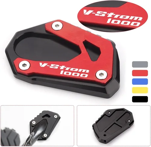 Vista 5 de Soporte lateral de pie para Suzuki para VStrom 1000 DL1000 para V-Strom 1000XT 2014 2020 2021 2022 (color A negro)