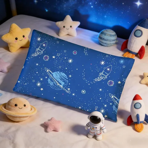 Vista 8 de MAG Juego de 2 fundas de almohada estándar de color blanco, 20 x 26 pulgadas, para niños, adolescentes