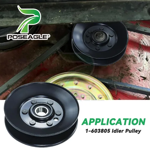 Vista 9 de 1-603805 Polea tensora para Toro Z Master 52", Exmark Lazer Z 60