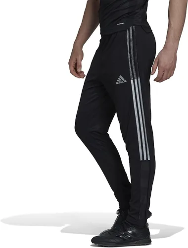 Vista 3 de adidas Pantalones deportivos reflectantes Tiro para hombre Negro