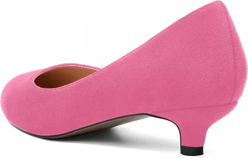 Vista 7 de MOVINSTEPS Zapatos de tacón bajo para mujer con puntera redonda y puntera redonda de 1.5 pulgadas