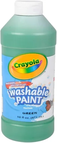 Vista 11 de Crayola Pintura lavable, negro, 16 oz.