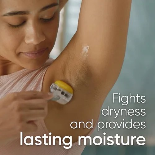 Vista 4 de Gillette Venus Comfortglide con mango de maquinilla de afeitar Olay Coconut para mujer + repuestos de cuchilla, plateado, 2