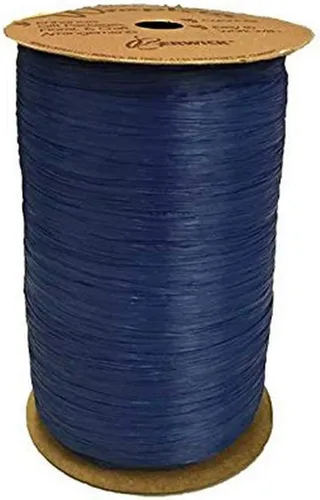 Vista 24 de Berwick Offray Cinta de rafia mate de 1/4" de ancho, verde manzana, 100 yardas, 0.276 in