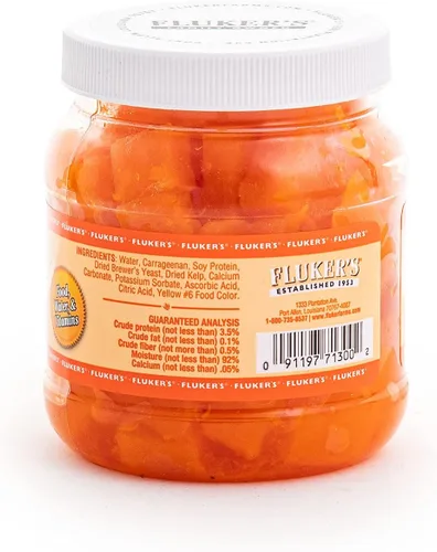 Vista 4 de Fluker's Orange Cube - Dieta completa de grillo, alimento con carga intestinal para insectos alimentadores y grillos vivos, proporciona vitaminas