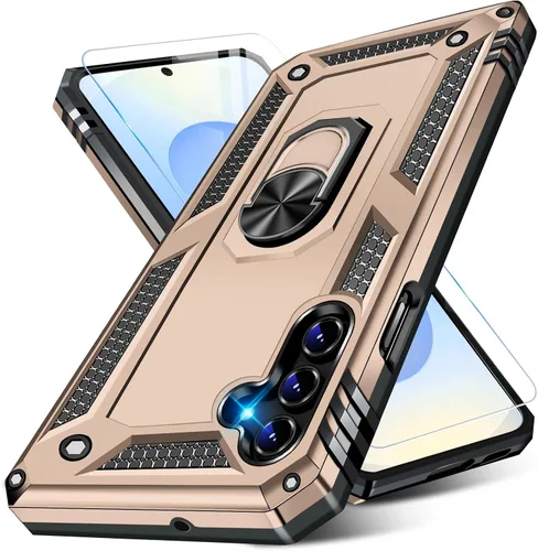 Vista 47 de Funda para Samsung Galaxy S21 5G resistente con protector de pantalla integrado, armadura dura, funda anticaída militar para Samsung S21 5G 6.2 2021