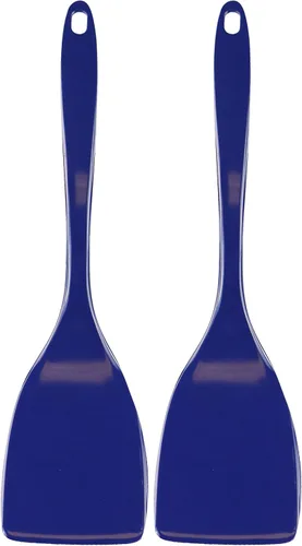 Vista 10 de Reston Lloyd - Espátula para sartenes antiadherentes, resistente al calor, aleta, sin BPA, utensilio de melamina con mango ergonómico de 11 Negro
