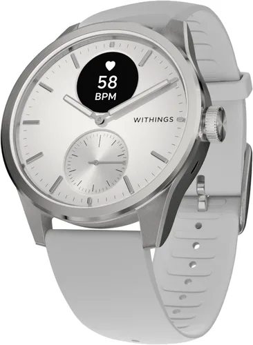 Vista 10 de WITHINGS ScanWatch 2 - Hybrid Smart Watch, Heart Rate Monitoring, Fitness Tracker, Cycle Tracker, Sleep Monitoring, GPS Tracker, 30-Day Battery