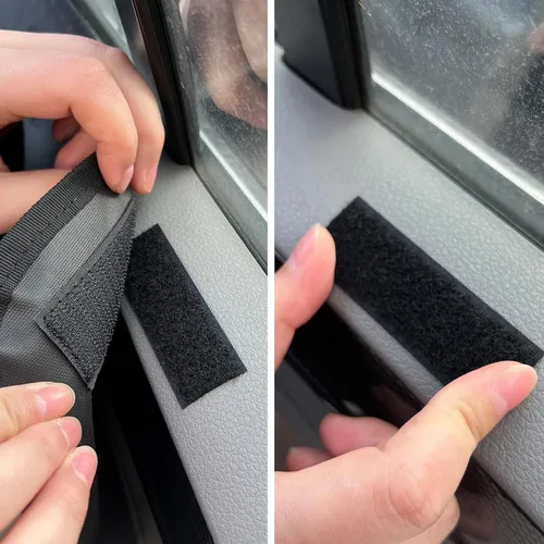 Vista 5 de 2 protectores de puerta de automóvil para perros, impermeables, antiarañazos, protectores de puerta de automóvil, protectores de puerta de vehículo