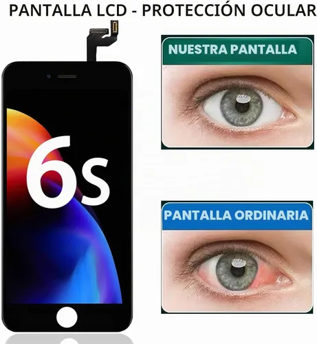 Vista 4 de Para iPhone 6S Pantalla Reemplazo Negro, LCD Touch Digitizer