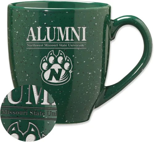 Vista 35 de Rico Industries NCAA Illinois Fighting Illini Alumni - Taza de café de cerámica moteada grabada con láser de 16 onzas