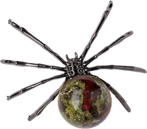 Vista 14 de Runyangshi 1 bola de amatista de cristal natural de 2 pulgadas, hecha a mano, estatua de araña animal, adorno de cristal curativo para decoración