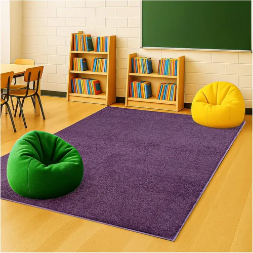 Vista 7 de KOECKRITZ Alfombras de Área Suaves y Coloridas para Aula de Niños (Pasa la Prueba de Pastilla de Inflamabilidad) Muchos Tamaños y Colores Brillantes