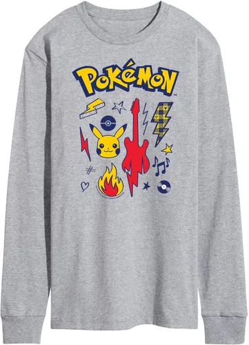 Vista 14 de HYBRID APPAREL - Team Pokémon - Camiseta de manga larga para hombre