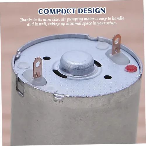 Vista 5 de Mini bomba de aire, mini bomba de vacío autocebante de 12 V con 2 abrazaderas de manguera para equipos médicos y electrodomésticos