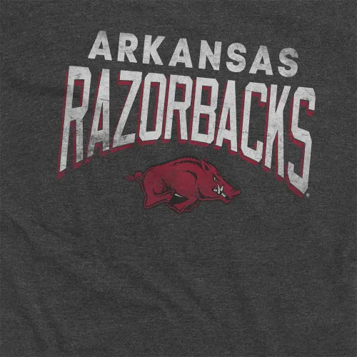 Vista 4 de Campus Lab Official NCAA Classic Distressed Logo Collegiate Classic Ring-Spun T-Shirt Unisex for Men & Women
