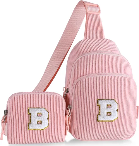 Vista 22 de Riñonera cruzada para niñas, Beige, Small