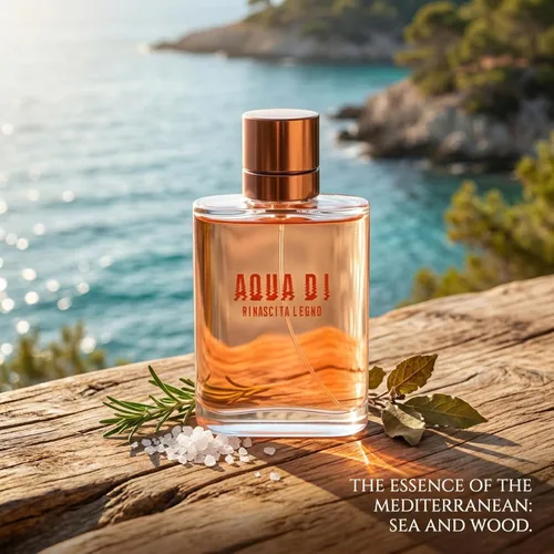 Vista 5 de Hybrid & Company 4 piezas Aqua Di Rinascita Lecno Sea Passion Aqua Deep Blue Aqua Prive Eau De Toilette vaporizador Natural Spray para hombre