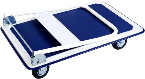 Vista 9 de Giantex, plataforma plegable tipo carrito, carretilla de mano, plegable, para depósito, 660 libras