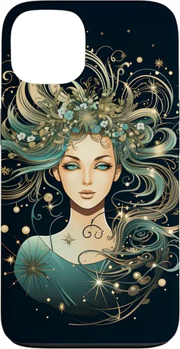 Vista 7 de Virgo Zodiac Sign Horoscope Galaxy Stars Case for iPhone 17
