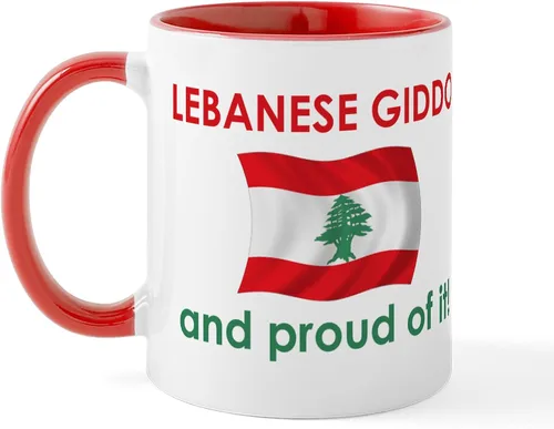 Vista 58 de CafePress #1 - Taza de café de cerámica libanesa de 11 oz (11.0 fl oz)