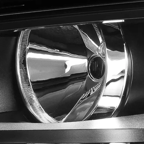 Vista 4 de AKKON - Para faros delanteros con bisel negro 11-18 VW Jetta, reemplazo directo izquierdo + par derecho