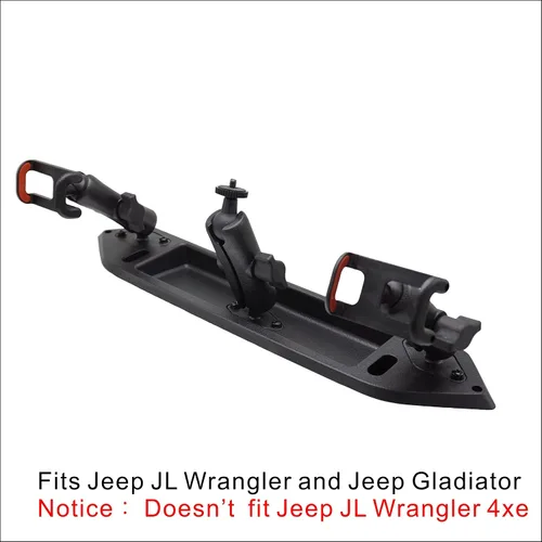 Vista 2 de Voswitch Paquete de soporte de teléfono JL201 para Jeep Wrangler JL JLU 2018 a 2023 y Gladiator 2020 a 2023