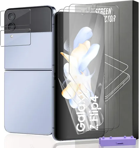 Vista 145 de Paquete de 3 protectores de pantalla para Amazfit Active 2, protección flexible de vidrio no templado, película protectora transparente HD