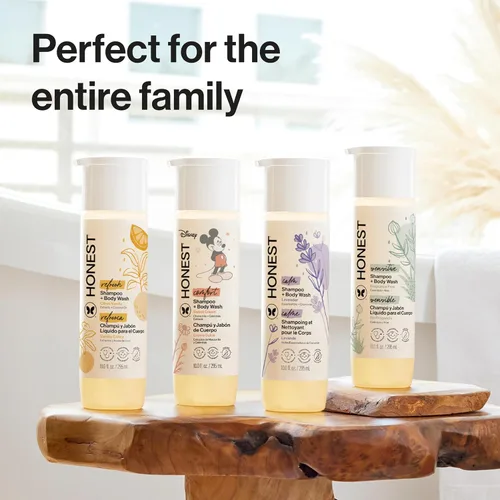 Vista 9 de Shampoo & jabón corporal Honest, Lavanda Dreamy súper calmante, 10 Onzas, THC:12174, Multicolor, 1, 1