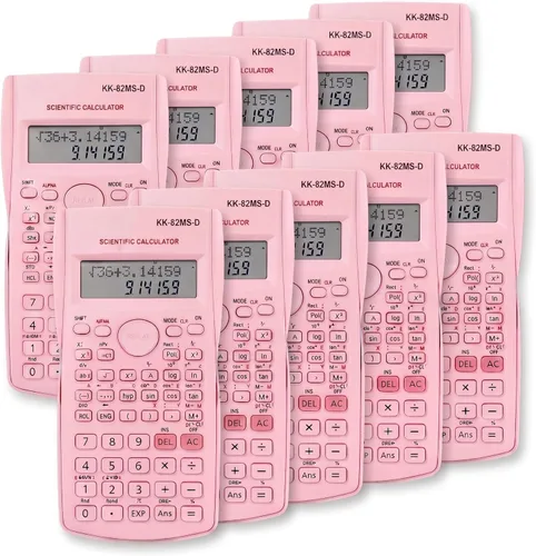 Vista 8 de Flutesan Calculadora científica de ingeniería de 2 líneas, calculadora matemática con función a granel, pantalla grande para estudiantes