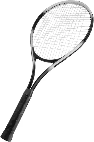 Vista 3 de Raqueta de tenis, raqueta de tenis individual de 27 pulgadas, juego de entrenamiento de competición para principiantes con bolsa de transporte
