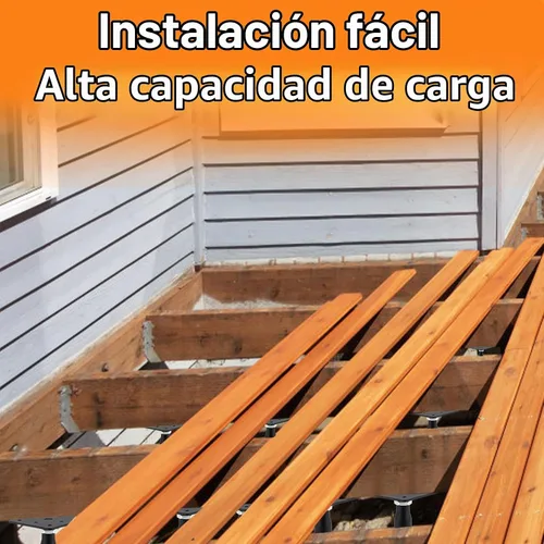 Vista 4 de Paquete de 2 gatos de soporte ajustables para el piso, base de cubierta, estabilizador de escalones de RV, mini gato de tornillo - poste de 4 a 7