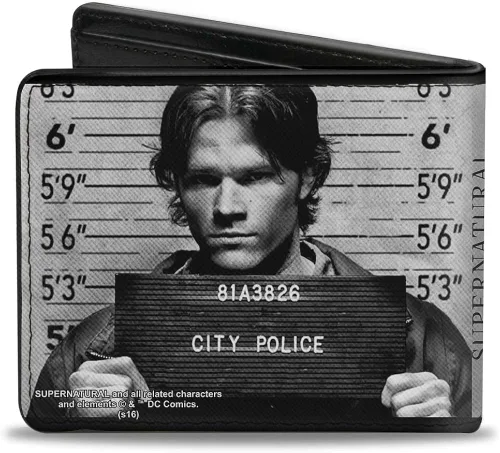 Vista 2 de portafolios SupernaturalDean + Sam Mug Shots Graysblanconegro