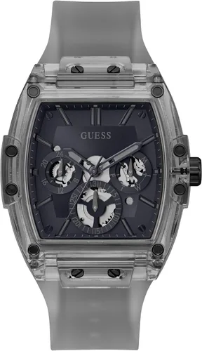 Vista 6 de Guess Men's GW0G Series Analog Trend Watch Polycarbonate Case Silicone Bracelet 50M Water Resistance