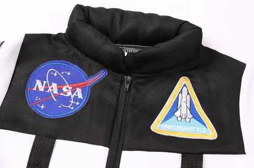 Vista 3 de Costumerry Disfraz de astronauta para niños, fiesta de Halloween, regalos espaciales