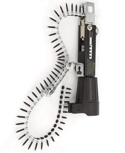 Vista 8 de Cadena de tornillo automática, adaptador de tornillo de taladro, cadena de espiga de tornillo ajustable de metal, accesorio de taladro eléctrico