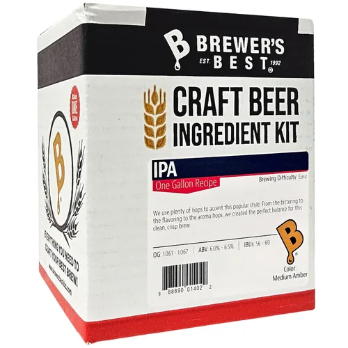 Vista 2 de Home Brew Ohio Kit de ingredientes de cerveza IPA (India Pale Ale)