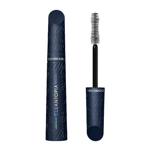 Vista 13 de CoverGirl Lash Blast Cleantopia Mascara - Extreme Black Frost, vegano, voluminizador, ojos sensibles, sin manchas, 0.32 onzas